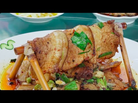 Sichuan Cuisine Ep1: carne de porco duas vezes cozida da mãe