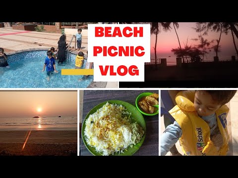 BEACH Picnic vlog🤗 ||Full day bachchau ne bahut  enjoy Kiya💃💃@Naharvlogs871