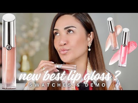 ARMANI BEAUTY~ GIORGIO ARMANI PRISMA GLASS LIP GLOSS | SWATCHES | LUXURY BEAUTY