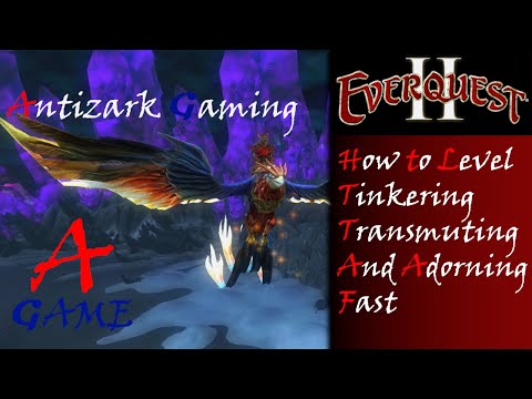 How to Level Tinkering, Adorning and Transmuting fast in EQ2
