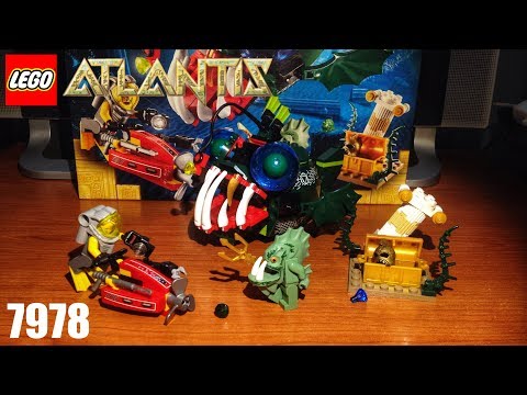 Обзор LEGO Atlantis 7978 Атака морского чёрта