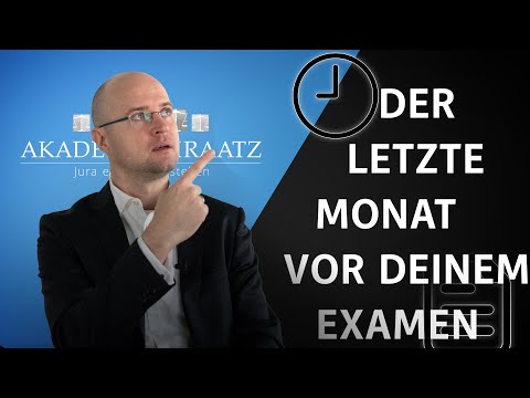 Der letzte Monat vor den Jura Examensklausuren ist der entscheidende Monat! Nutze die Zeit sinnvoll!