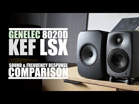 KEF LSX vs Genelec 8020D  ||  Sound & Frequency Response Comparison