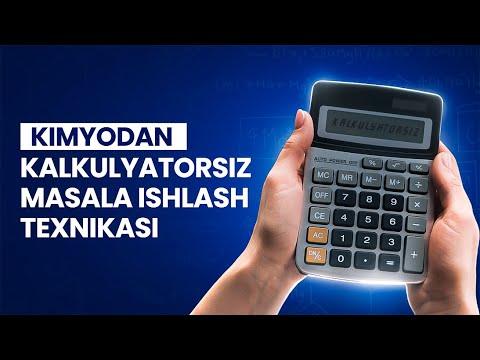 Kimyodan kalkulyatorsiz masala ishlash texnikasi | Husniddin Ergashev icc kimyo