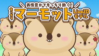 【汎用モデル】怒る!? もっちりマーモットLive2D🐭