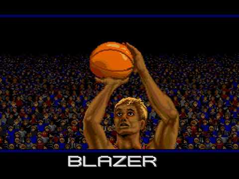 Tecmo Super NBA Basketball intro Sega Genesis / Mega Drive