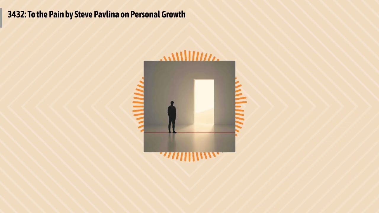 3432: To the Pain by Steve Pavlina on Personal Growth | Optimal Health Daily - Fitness and Nutrition