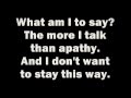 Sum 41 - What am I to say (Lyrics) 