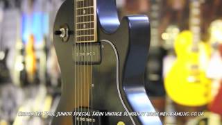 Video thumbnail for Gibson Les Paul Junior Special P90's Satin Vintage Sunburst - Quick Look @ PMT Portsmouth by PMTV Portsmouth