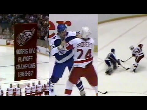 87/88 RS: Tor @ Det Highlights - 10/16/87 (Home Opener)