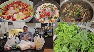 Husband ka favourite Dam pukht bnaia || Salad leaves ka ye idea bht acha laga @Nadi927