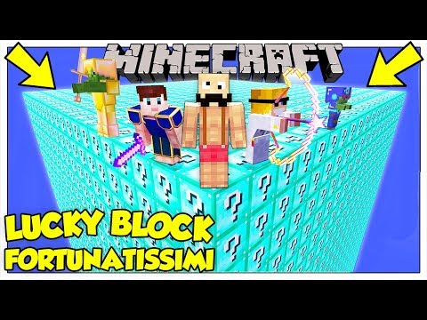 LA SFIDA DEI LUCKY BLOCK GIGANTI DI DIAMANTE! - Minecraft ITA