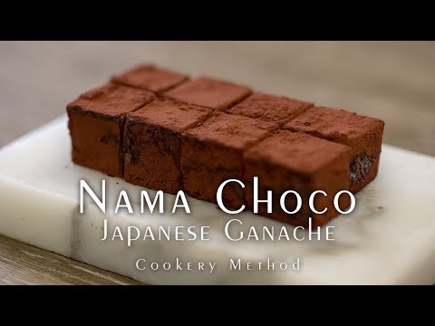 Nama Choco - Japanese Ganache -    How to make a smooth chocolate ganache.  Simple recipe!