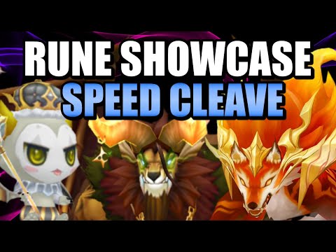 NEW SEASON RUNE VIDEO - Trying the Gemini 300 SPD Cleave - Summoners War