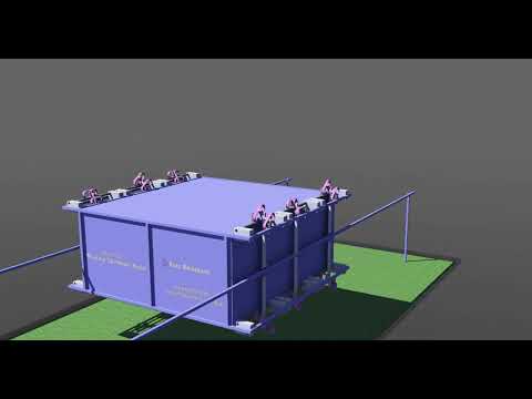 WaCaR (USF) - Walking Robot on fixed frame in Webots