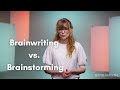 Die Brainwriting Methode Und Ihre Vorteile Gegenüber Brainstorming Kreativität