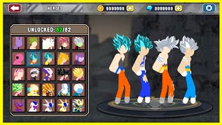 Stickman Warriors PVP | Goku Ultra & Vegeta Ultra vs Hearts & Grand Priest