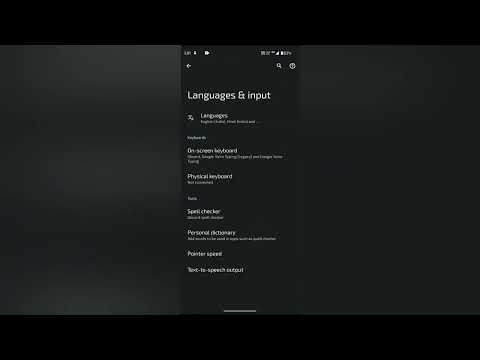 How to change keyboard language in Moto g60/Moto g60 language settings