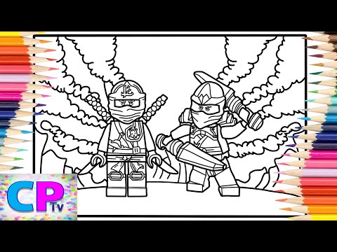 Lego Ninjago Coloring Pages/Ninjago Coloring/4URA & Young Viridii - Yesterday [NCS Release]