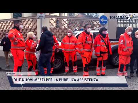 2022-02-09 PRATO - DUE NUOVI MEZZI PER LA PUBBLICA ASSISTENZA
