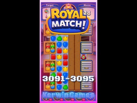 Royal Match Level 3091 3092 3093 3094 3095 - No Boosters Gameplay