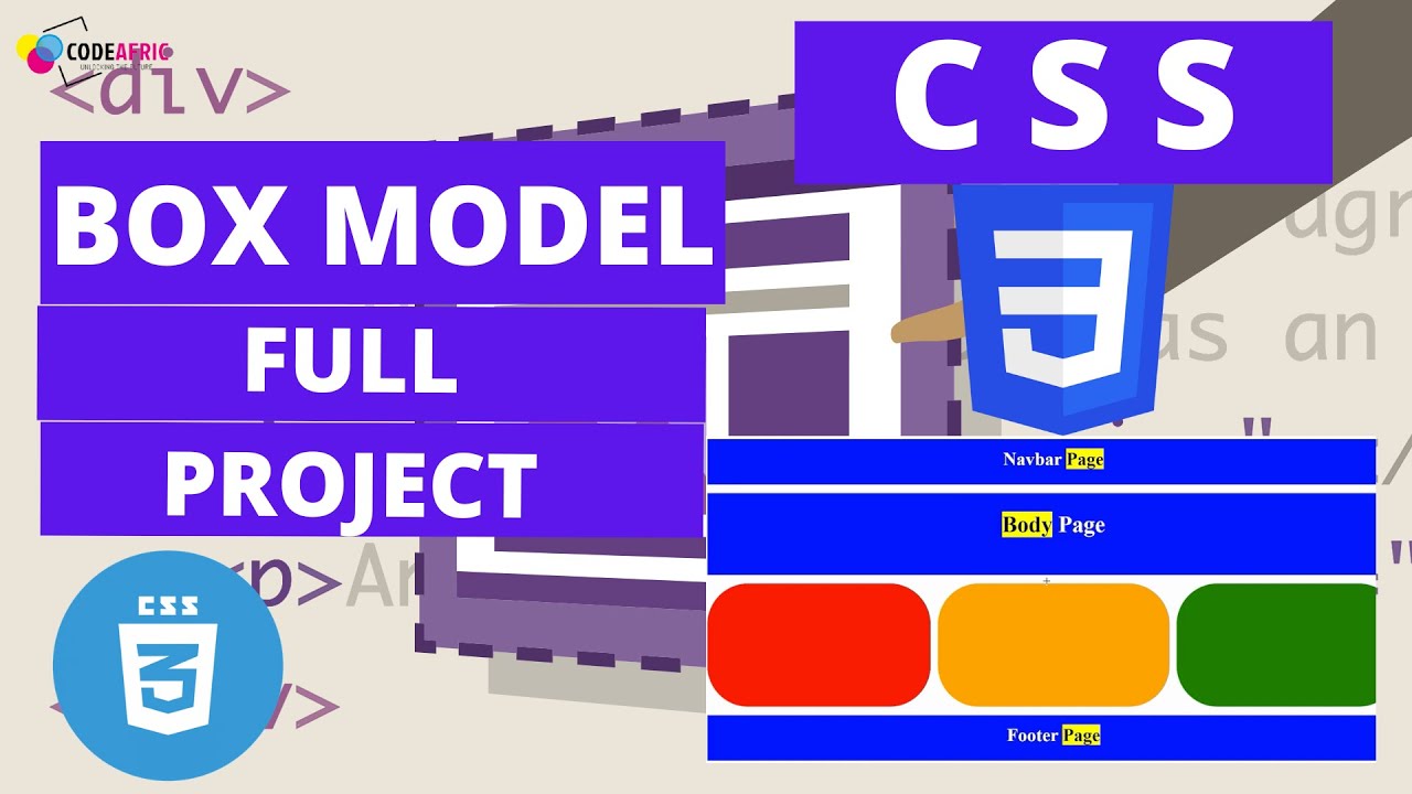 CSS Box Model Tutorial for Beginners (Full Project)