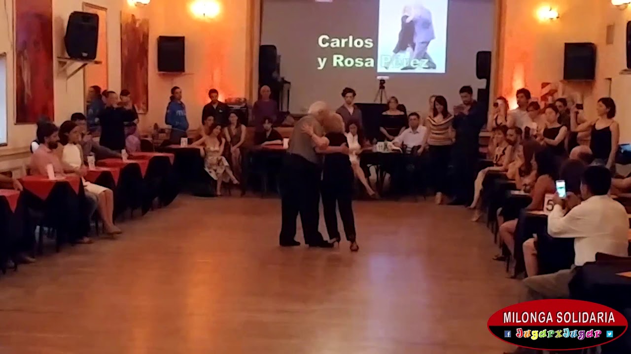 Carlos y Rosa Pérez. Milonga Solidaria JugarxJugar