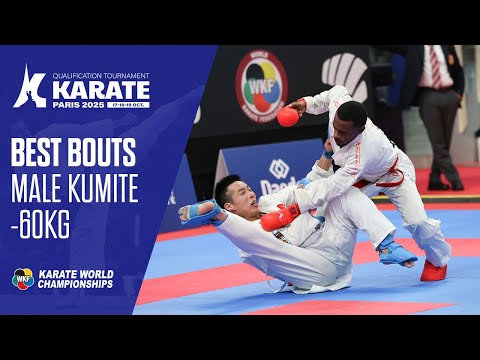 Best KARATE Bouts of Paris Qualification Tournament: MALE KUMITE -60KG | WORLD KARATE FEDERATION