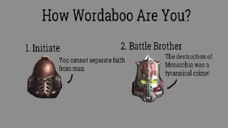 Word Bearer power levels | Warhammer 40k meme dub