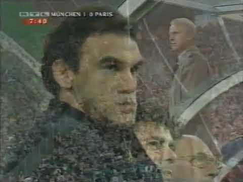 Liga de Campeones 97/98: Bayern Munich 5-1 PSG (22/10/1997). Narración en alemán.