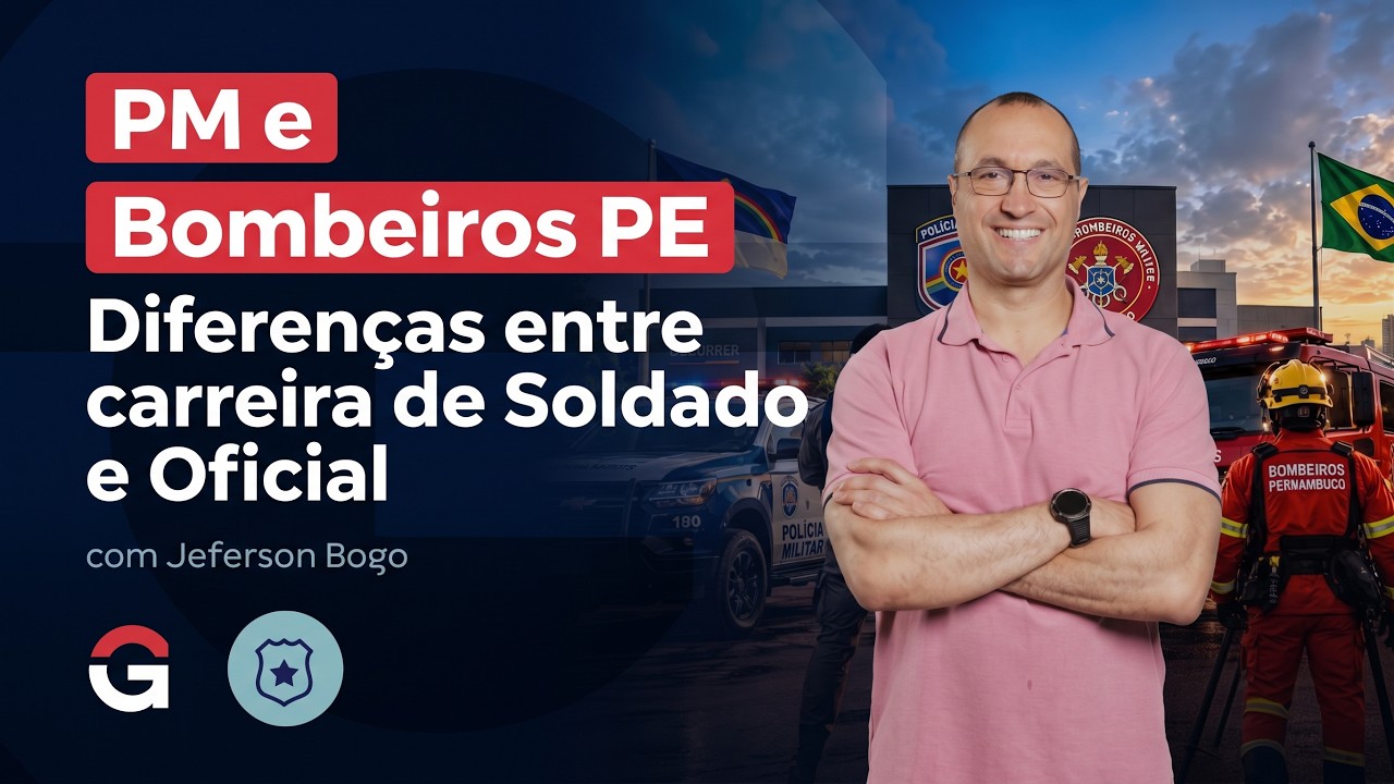 Diferenças entre carreira de Soldado e Oficial da PM PE
