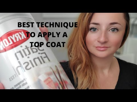 Krylon Spray Paint Review | How to Apply a Top Coat on Acrylic Painting | Affordable Art Supplies