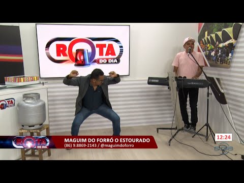 O estourado MAGUIM DO FORRÓ no ROTA DO DIA com WALBERTE DOURADO