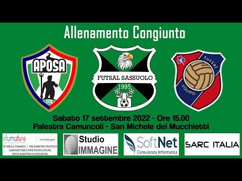 Highlights Allenamento Congiunto: Futsal Sassuolo - Aposa Bologna - Crevalcore Equipo Futsal