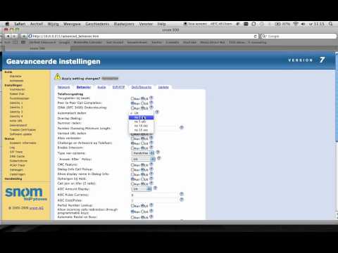 SNOM D335 VoIP telefonas (SIP) video