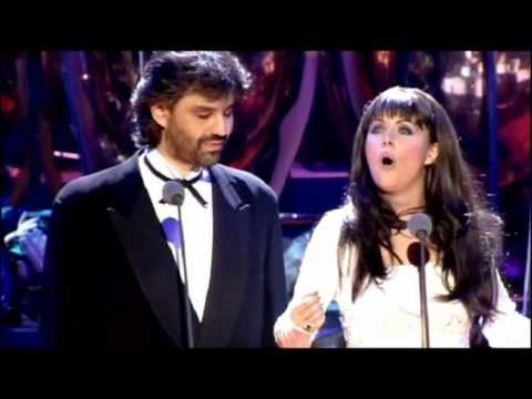O inesquecível dueto de Andrea Bocelli e Sarah Brightman