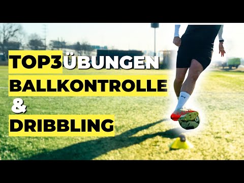 Die 3 BESTEN Übungen für Ballkontrolle und Dribbling – so dominierst du jeden Gegner!