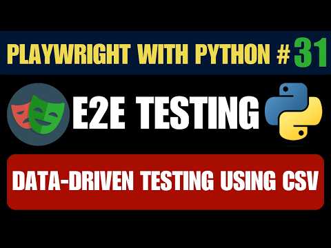 Playwright With Python 31 Data Driven Api Testing Using Csv File Stop Hardcoding Payloads