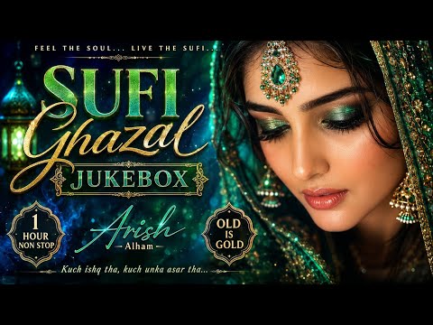 1 Hour Sufi Ghazal Jukebox 💚 Old Is Gold 🎶 Soulful Evergreen Ghazals Collection