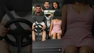 Ronaldo’s father was shocked to see Mr. Bean’s son driving  #funny #tungtungtungsahur #mrbean #memes