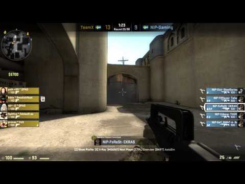 RAW Match Hightlights | Team x VS NiP Gaming - DreamHack Summer 2013 CS:GO