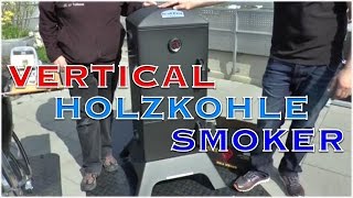 Test Broil King Vertical Smoke Holzkohle Smoker --- Klaus grillt