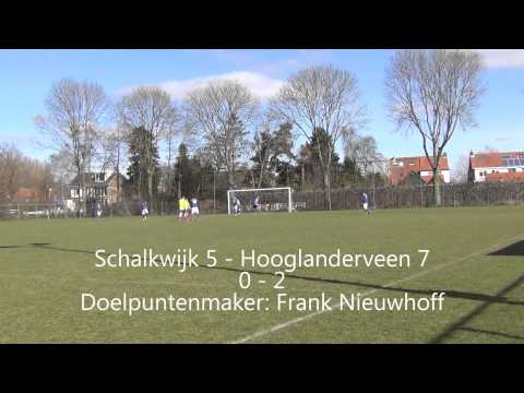 Schalkwijk 5 - Hooglanderveen 7 (22-3-2015)