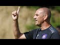 Coach Simon Davies about his first training camp