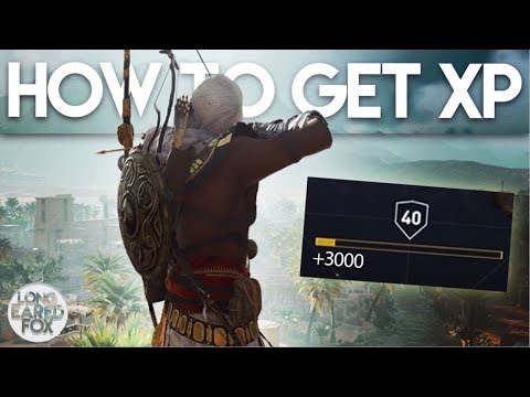 Assassin's Creed Origins | BEST WAYS TO GET XP & LEVEL UP! - AC Origins Tips & Tricks
