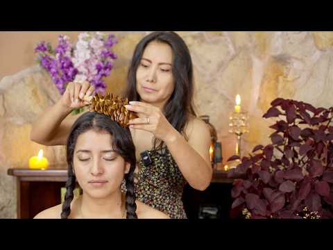 Nelly's henna art with soft whispering ASMR triggers