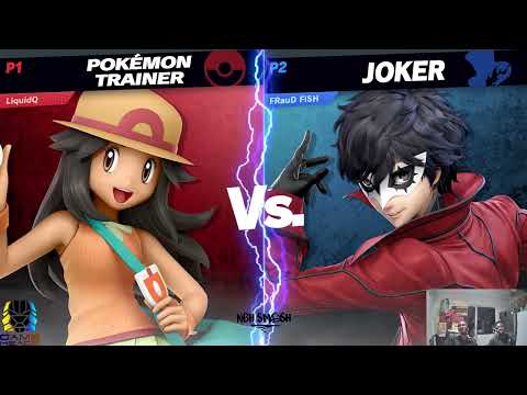 NBH Smash Ultimate 25 Winners Quarterfinals - Fraudfish (Joker) vs LiquidQ (Pokemon Trainer)
