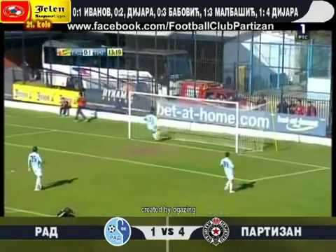 Rad   PARTIZAN 1: 4 31 03 2012 21 kolo (SUB)