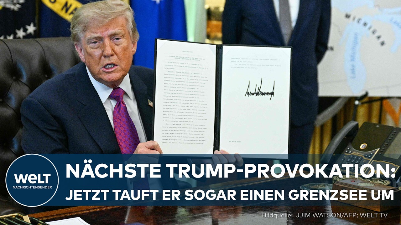 LAKE OF AMERICA: Donald Trump provoziert Kanada! US-Präsident benennt den Grenz-See "Ontariosee" um!