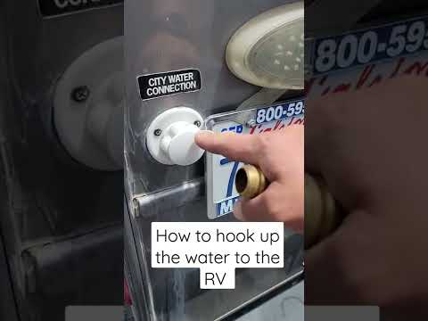 🚰How to hook up the water in your RV at the campsite